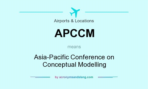 What does APCCM mean? It stands for Asia-Pacific Conference on Conceptual Modelling