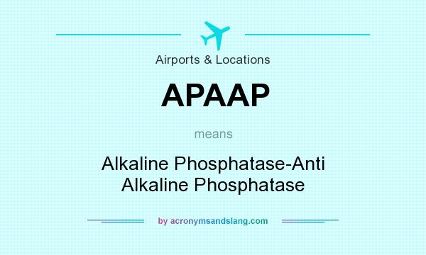 What does APAAP mean? It stands for Alkaline Phosphatase-Anti Alkaline Phosphatase