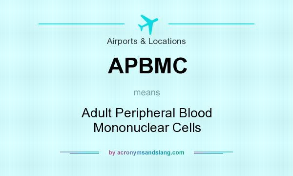 What does APBMC mean? It stands for Adult Peripheral Blood Mononuclear Cells