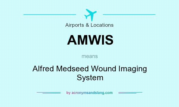 What does AMWIS mean? It stands for Alfred Medseed Wound Imaging System
