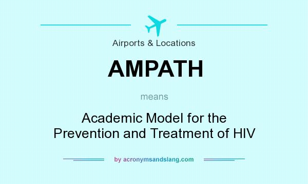 What does AMPATH mean? It stands for Academic Model for the Prevention and Treatment of HIV