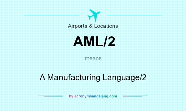 What does AML/2 mean? It stands for A Manufacturing Language/2