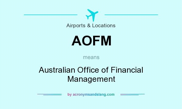 What does AOFM mean? It stands for Australian Office of Financial Management