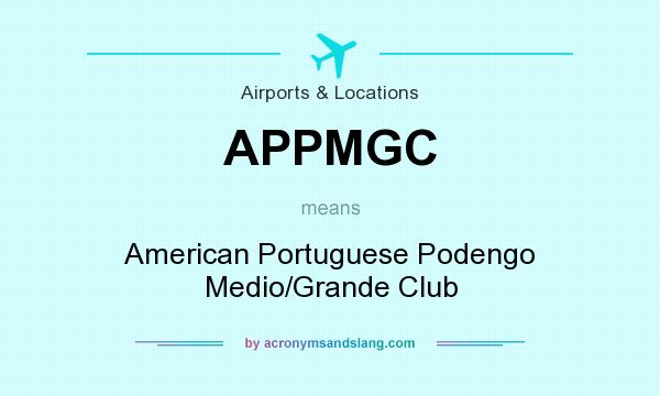 What does APPMGC mean? It stands for American Portuguese Podengo Medio/Grande Club