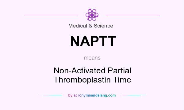 What does NAPTT mean? It stands for Non-Activated Partial Thromboplastin Time