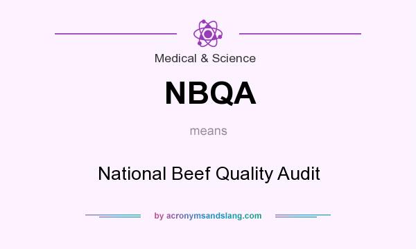 What does NBQA mean? It stands for National Beef Quality Audit