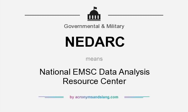 What does NEDARC mean? It stands for National EMSC Data Analysis Resource Center