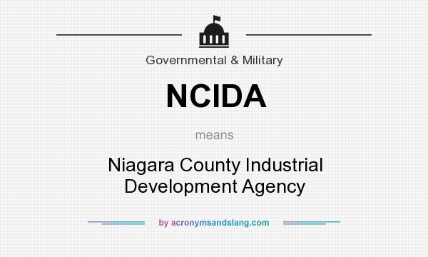 What does NCIDA mean? It stands for Niagara County Industrial Development Agency