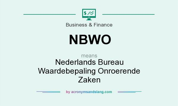 What does NBWO mean? It stands for Nederlands Bureau Waardebepaling Onroerende Zaken