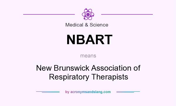 What does NBART mean? It stands for New Brunswick Association of Respiratory Therapists