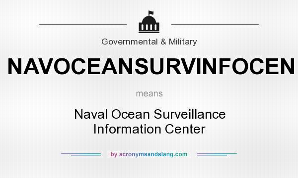 What does NAVOCEANSURVINFOCEN mean? It stands for Naval Ocean Surveillance Information Center
