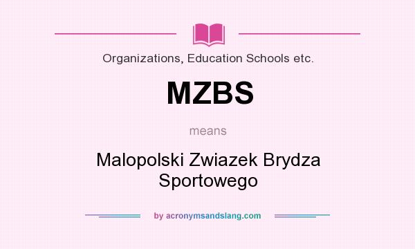 What does MZBS mean? It stands for Malopolski Zwiazek Brydza Sportowego