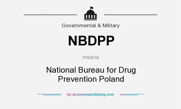 What does NBDPP mean? It stands for National Bureau for Drug Prevention Poland