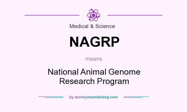 What does NAGRP mean? It stands for National Animal Genome Research Program