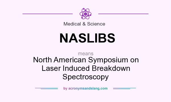 What does NASLIBS mean? It stands for North American Symposium on Laser Induced Breakdown Spectroscopy