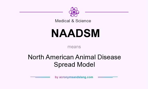What does NAADSM mean? It stands for North American Animal Disease Spread Model