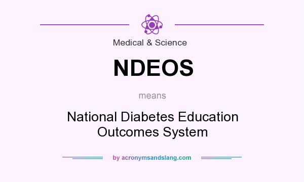What does NDEOS mean? It stands for National Diabetes Education Outcomes System