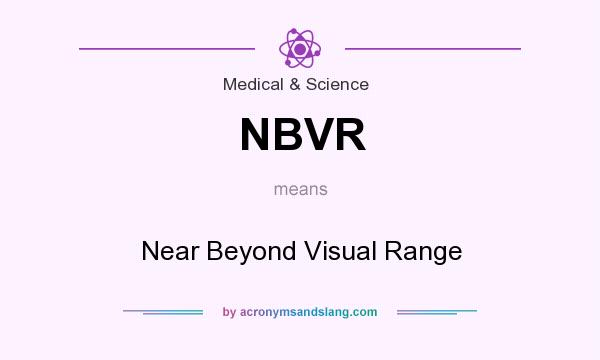 What does NBVR mean? It stands for Near Beyond Visual Range