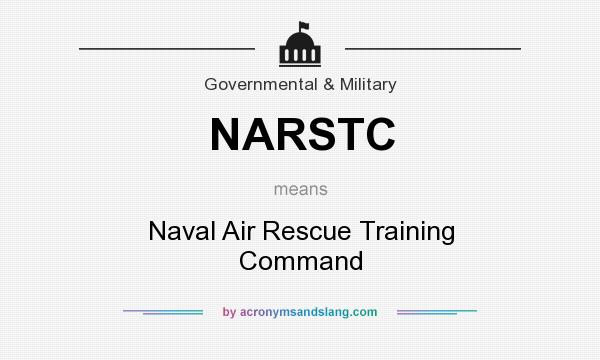 What does NARSTC mean? It stands for Naval Air Rescue Training Command