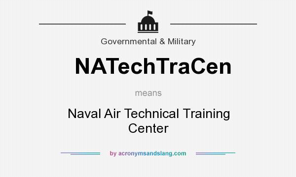 What does NATechTraCen mean? It stands for Naval Air Technical Training Center