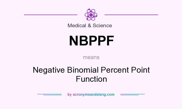 What does NBPPF mean? It stands for Negative Binomial Percent Point Function
