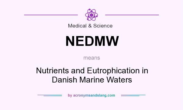 What does NEDMW mean? It stands for Nutrients and Eutrophication in Danish Marine Waters