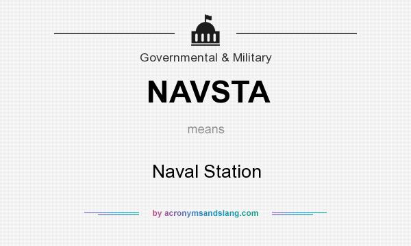 What does NAVSTA mean? It stands for Naval Station