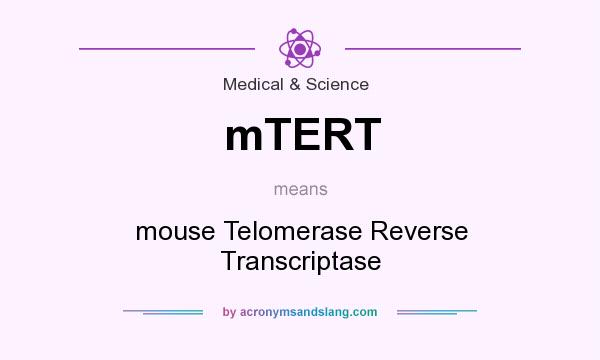 What does mTERT mean? It stands for mouse Telomerase Reverse Transcriptase