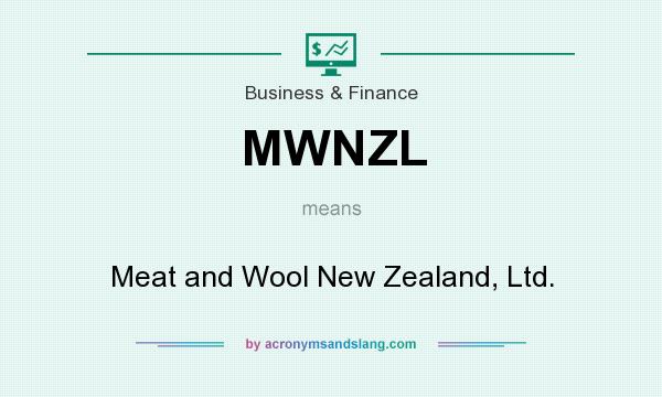 What does MWNZL mean? It stands for Meat and Wool New Zealand, Ltd.