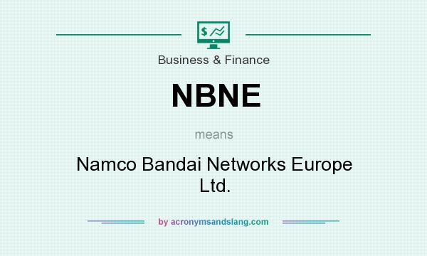 What does NBNE mean? It stands for Namco Bandai Networks Europe Ltd.