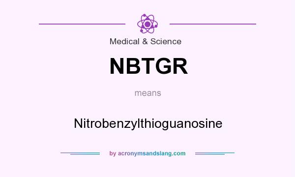 What does NBTGR mean? It stands for Nitrobenzylthioguanosine