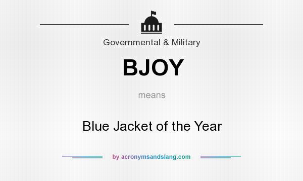 What does BJOY mean? It stands for Blue Jacket of the Year
