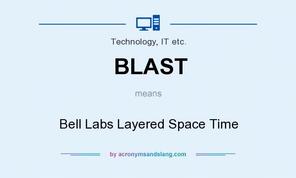 What does BLAST mean? It stands for Bell Labs Layered Space Time