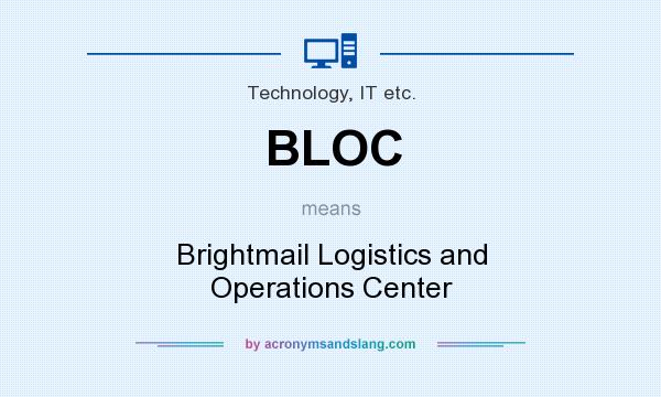 What does BLOC mean? It stands for Brightmail Logistics and Operations Center