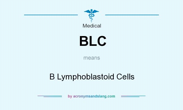 What does BLC mean? It stands for B Lymphoblastoid Cells