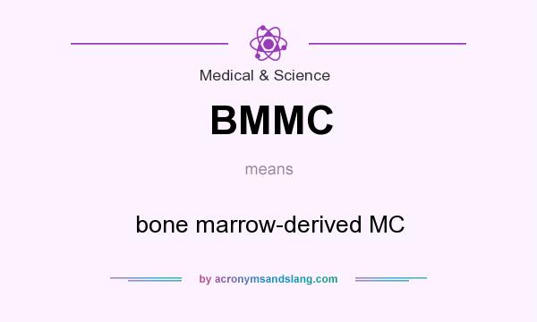 What does BMMC mean? It stands for bone marrow-derived MC