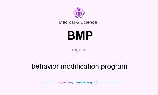 What does BMP mean? It stands for behavior modification program