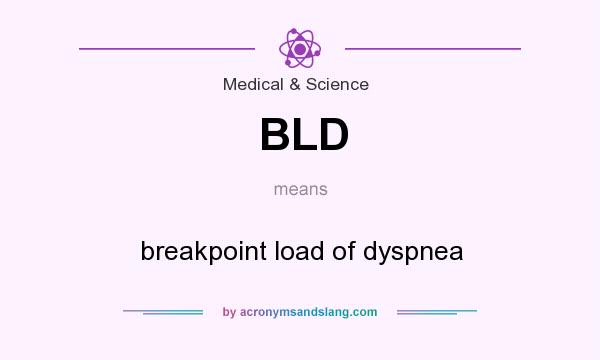 What does BLD mean? It stands for breakpoint load of dyspnea