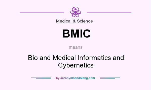 What does BMIC mean? It stands for Bio and Medical Informatics and Cybernetics