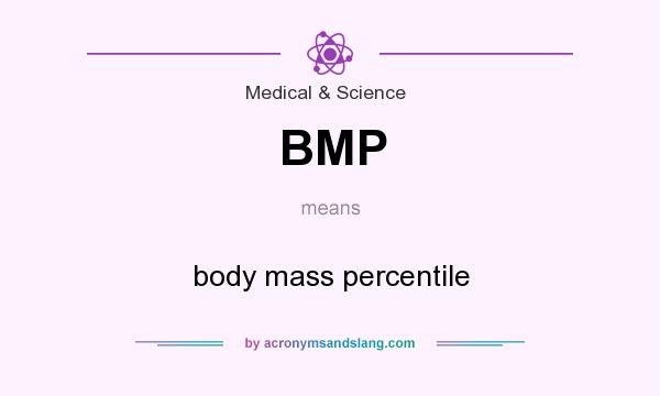 What does BMP mean? It stands for body mass percentile