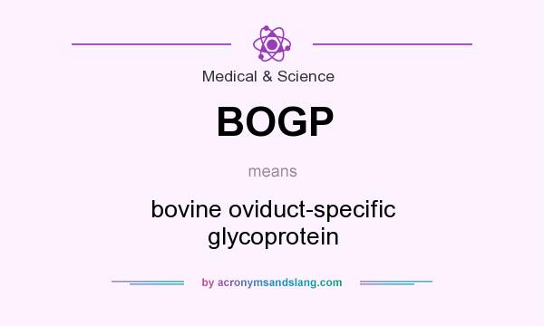 What does BOGP mean? It stands for bovine oviduct-specific glycoprotein