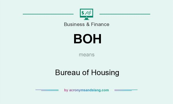What does BOH mean? It stands for Bureau of Housing