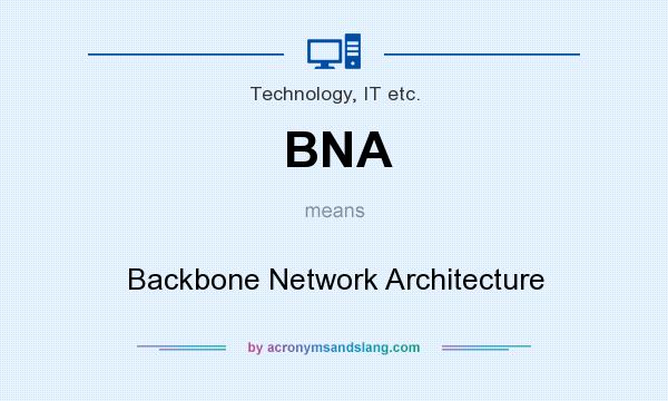 What does BNA mean? It stands for Backbone Network Architecture