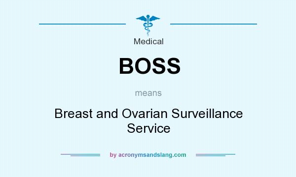 What does BOSS mean? It stands for Breast and Ovarian Surveillance Service