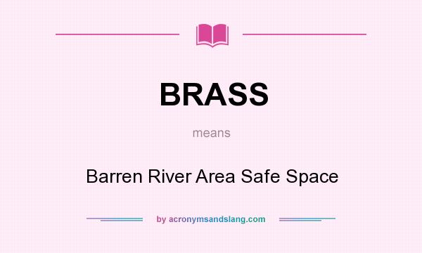What does BRASS mean? It stands for Barren River Area Safe Space