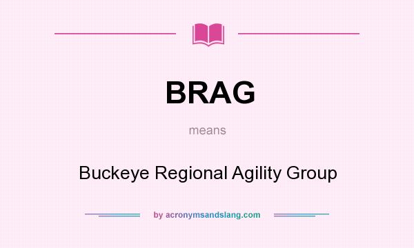 What does BRAG mean? It stands for Buckeye Regional Agility Group