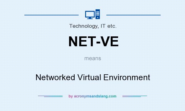 What does NET-VE mean? It stands for Networked Virtual Environment