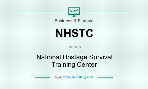 What does NHSTC mean? It stands for National Hostage Survival Training Center