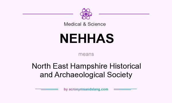 What does NEHHAS mean? It stands for North East Hampshire Historical and Archaeological Society