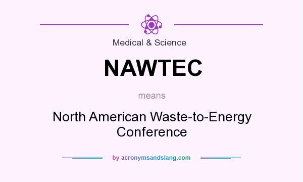 What does NAWTEC mean? It stands for North American Waste-to-Energy Conference